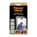 iPhone 16 Pro Max PanzerGlass Aluminium Frame Ultra-Wide Fit Skjermbeskyttere Panzerglass - 9H - svart kant