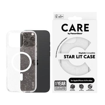 iPhone 16 Pro Max PanzerGlass Care Star Lit Deksel - MagSafe-kompatibel - Hvit