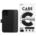 iPhone 16 Pro Max PanzerGlass Care Tango 2-i-1 lommebokveske - MagSafe-kompatibel - Svart