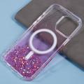 iPhone 16 Pro Max Sparkle Glow MagSafe-deksel - Rosa