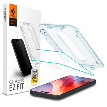 iPhone 16 Pro Max Spigen Glas.tR Ez Fit Skjermbeskyttere Panzerglass - 2 Stk.