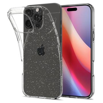 iPhone 16 Pro Max Spigen Liquid Crystal Glitter Deksel - Gjennomsiktig