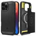 iPhone 16 Pro Max Spigen Rugged Armor Mag TPU-deksel - Svart