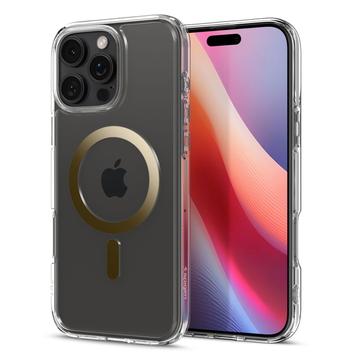 iPhone 16 Pro Max Spigen Ultra Hybrid Mag Deksel - Gull / Klar