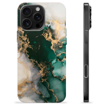 iPhone 16 Pro Max TPU-deksel - Jade Marmor