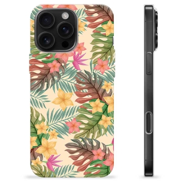 iPhone 16 Pro Max TPU-deksel - Rosa Blomster