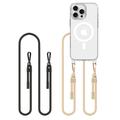 iPhone 16 Pro Max Tech-Protect FlexAir Chain MagSafe Deksel - svart og taupe