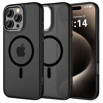 iPhone 16 Pro Max Tech-Protect MagEdge-deksel - MagSafe-kompatibel - matt svart / Gunmetal