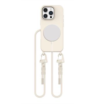 iPhone 16 Pro Max Tech-Protect MagNecklace MagSafe Deksel - Latte