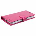 iPhone 16 Pro Mercury Goospery Blue Moon lommebokveske - Varm Rosa