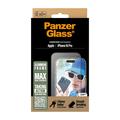 iPhone 16 Pro PanzerGlass Aluminium Frame Ultra-Wide Fit Skjermbeskyttere Panzerglass - 9H - svart kant