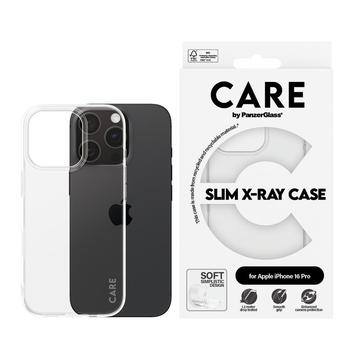 iPhone 16 Pro PanzerGlass Care Fashion Slim X-Ray-Deksel - gjennomsiktig