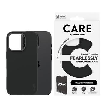 iPhone 16 Pro PanzerGlass Care Fearlessly Fashionable-Deksel - MagSafe-kompatibel - Svart