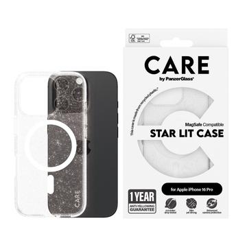 iPhone 16 Pro PanzerGlass Care Star Lit Deksel - MagSafe-kompatibel - Hvit