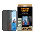 iPhone 16 Pro PanzerGlass Ultra-Wide Fit Privacy EasyAligner Skjermbeskyttere Panzerglass - Svart Kant