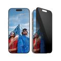 iPhone 16 Pro PanzerGlass Ultra-Wide Fit Privacy EasyAligner Skjermbeskyttere Panzerglass - Svart Kant