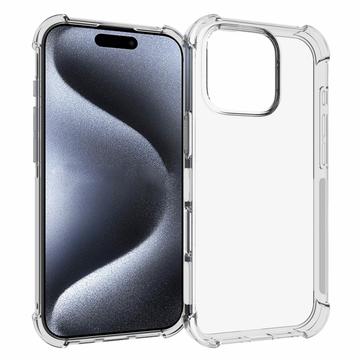 iPhone 16 Pro Støtsikkert TPU-deksel - Gjennomsiktig