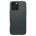 iPhone 16 Pro Spigen Liquid Air TPU-deksel - Mørkegrønn