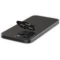 iPhone 16 Pro/16 Pro Max Spigen Optik.tR Kamera Linse Beskytter - Svart