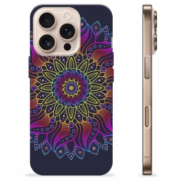 iPhone 16 Pro TPU-deksel - Fargerik Mandala