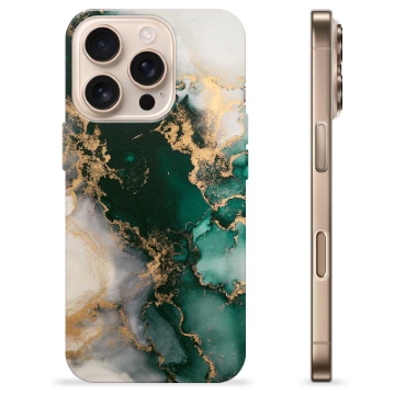 iPhone 16 Pro TPU-deksel - Jade Marmor