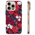 iPhone 16 Pro TPU-deksel - Vintage Blomster