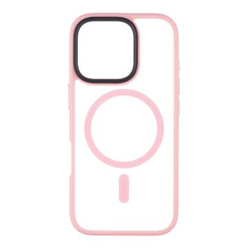 iPhone 16 Pro Tactical MagForce Hyperstealth Hybrid-deksel - Rosa