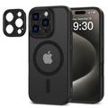 iPhone 16 Pro Tech-Protect MagCam-deksel - MagSafe-kompatibel - matt svart