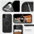 iPhone 16 Spigen Core Armor Mag MagSafe TPU-deksel - Svart