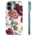 iPhone 16 TPU-deksel - Romantiske Blomster