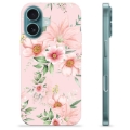 iPhone 16 TPU-deksel - Akvarell Blomster