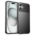 iPhone 16 Thunder Series TPU-deksel - Svart