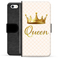 iPhone 5/5S/SE Premium Lommebok-deksel - Dronning