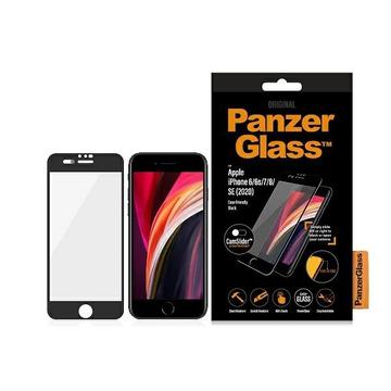 iPhone 6/6S/7/8/SE (2020)/SE (2022) PanzerGlass Case Friendly CamSlider Skjermbeskyttere Panzerglass - Svart Kant