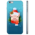 iPhone 6 / 6S TPU-deksel - Julegris