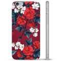 iPhone 6 / 6S TPU-deksel - Vintage Blomster