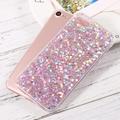 iPhone 7/8/SE (2020)/SE (2022) Glitter Flakes TPU-deksel - Rosa