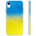 iPhone XR TPU-deksel Ukrainsk flagg - Tofarget