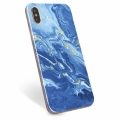 iPhone XS Max TPU-deksel - Fargerik Marmor