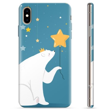 iPhone XS Max TPU-deksel - Isbjørn