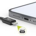 Goobay USB-A/Lightning data- og ladekabel - 1 m - hvit