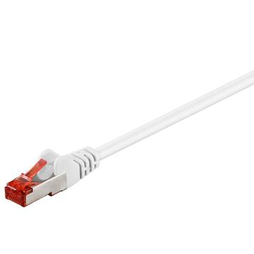 Goobay RJ45 S/FTP CAT 6 Nettverkskabel - 1.5m - Hvit