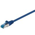 Goobay RJ45 S/FTP CAT 6A Nettverkskabel - 0.25m - Blå