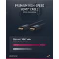 Clicktronic Premium HDMI 2.0 Kabel med Ethernet - 5m - Svart