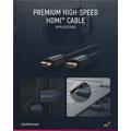 Clicktronic Premium HDMI 2.0 Kabel med Ethernet - 5m - Svart