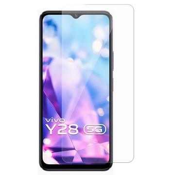 vivo Y28 Beskyttelsesglass - 9H, 0.3mm - Case Friendly  - Klar