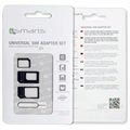 4smarts 3-i-1 SIM-Kort Adaptersett