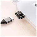 Baseus Mini-serie USB 2.0 / USB 3.1 Type-C Adapter - Svart