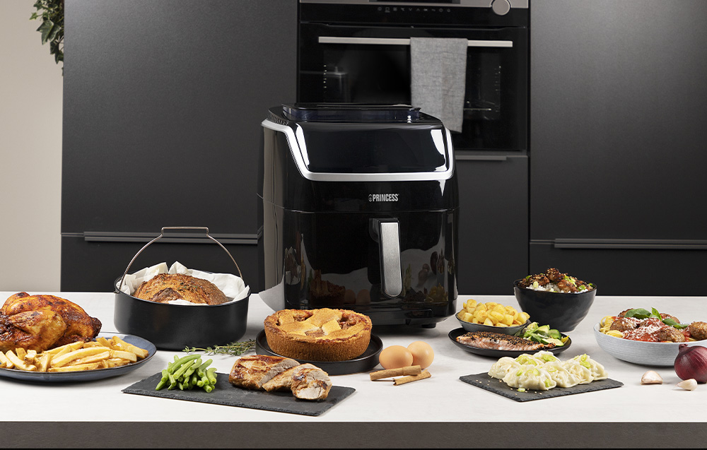 Princess 182080 Steam Air Fryer - 1700W, 6.5l - Svart