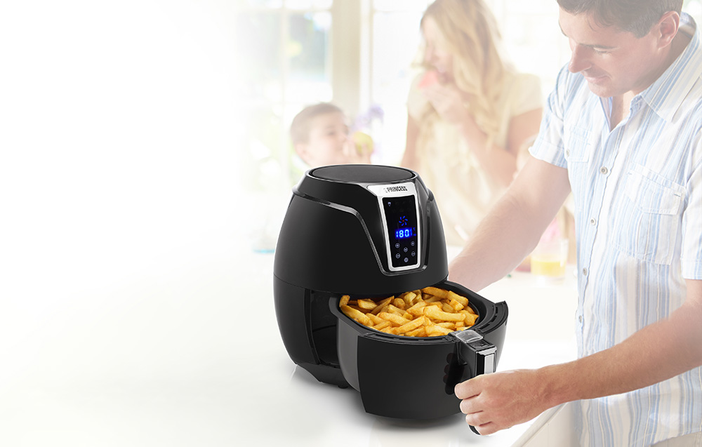 Princess 182021 XL Digital Airfryer - 1400W, 3.2l - Sort